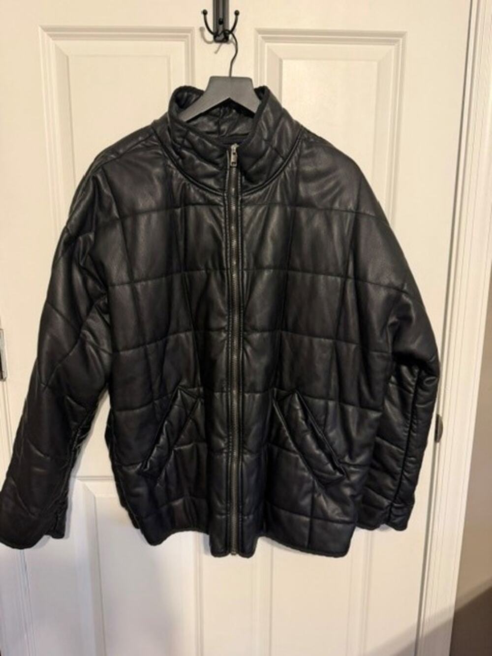 WE THE FREE Free People Dolman Quilted Vegan Jacket Large